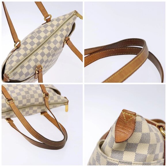 LOUIS VUITTON Damier Azur Totally PM Tote Bag N51261 LV Auth 139188 - Picture 16 of 16